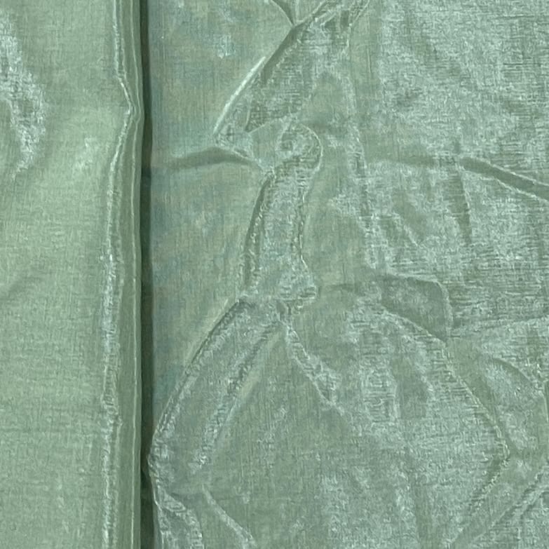 Sage Green Solid Shantoon Fabric