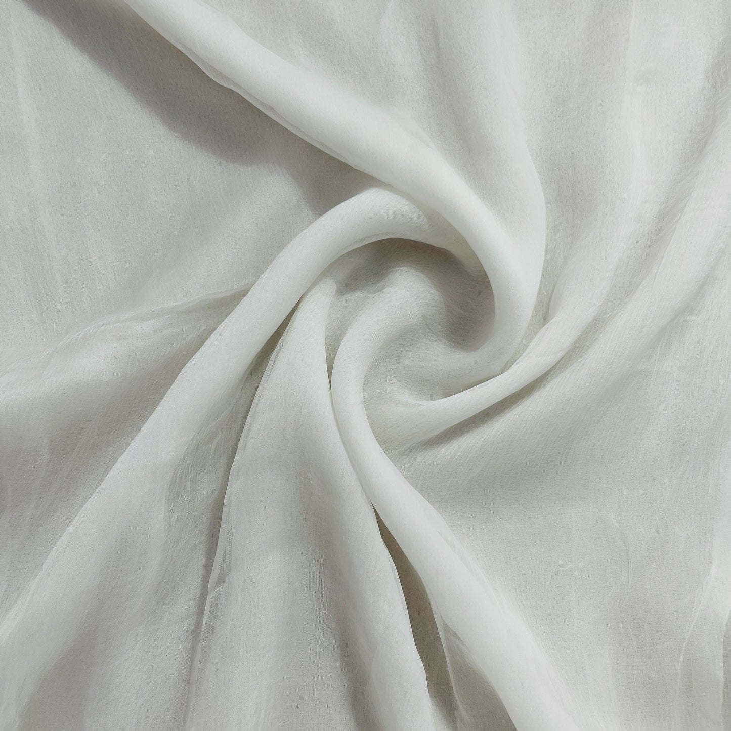 White Solid Dyeable Chiffon Fabric - TradeUNO