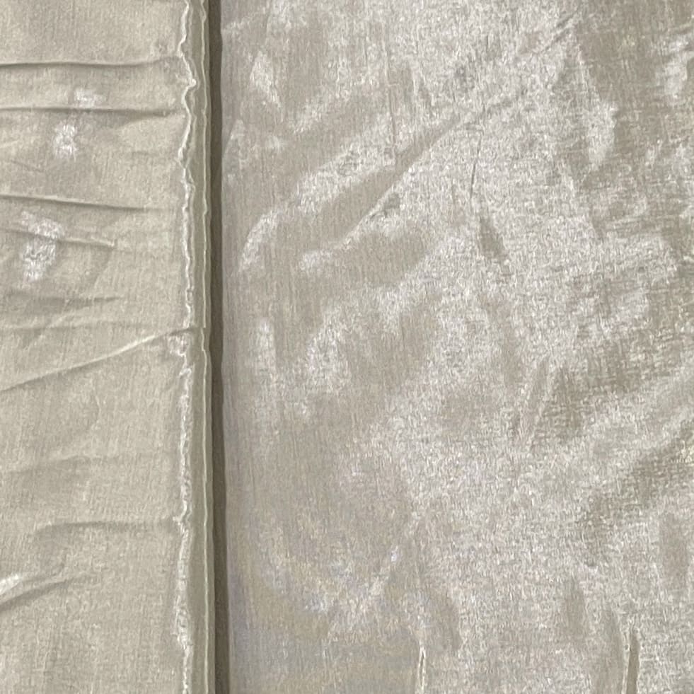 Light Coffe Brown Solid Shantoon Fabric