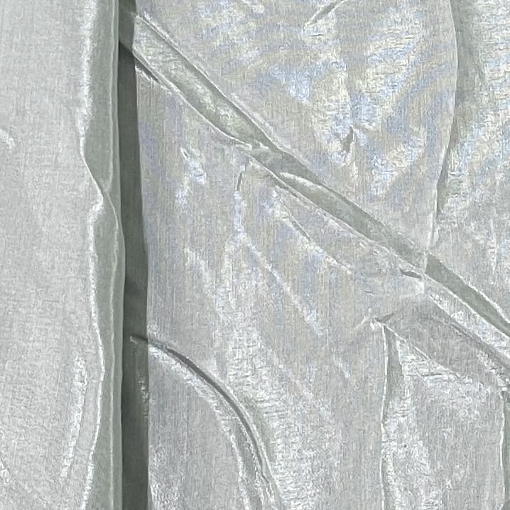Light Silver Solid Shantoon Fabric