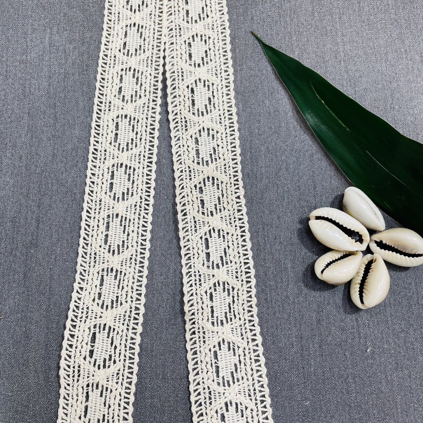 Off Cream Dyeable Cotton Lace PC-9200 - TradeUNO