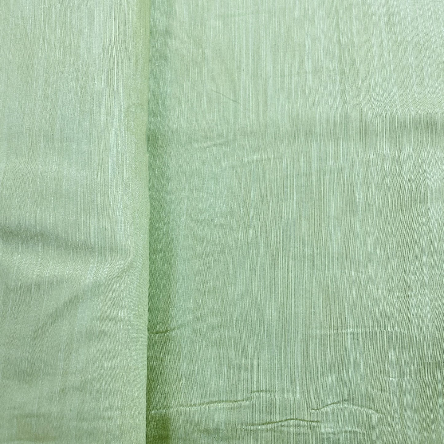 Sage Green Solid Banarasi Cotton Slub Fabric