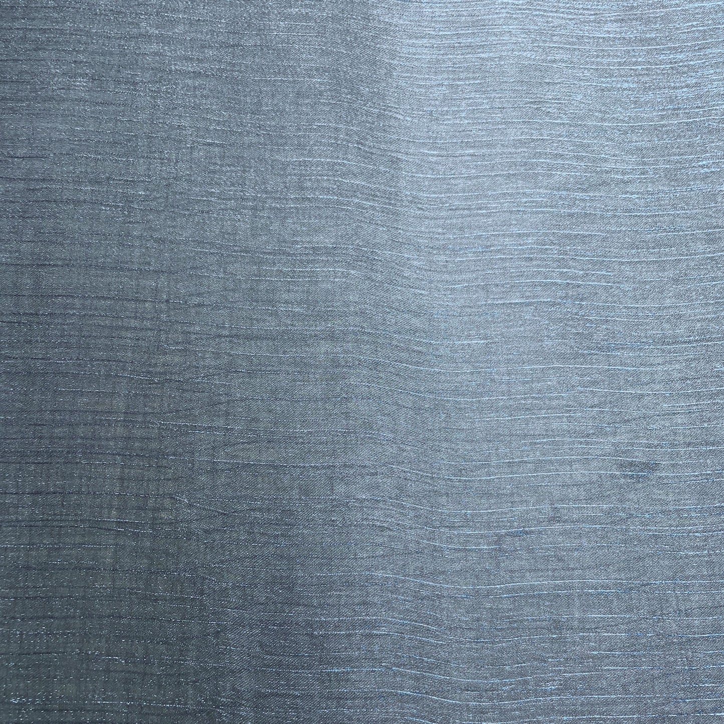 Premium Teal Blue Solid Chiffon Organza Fabric