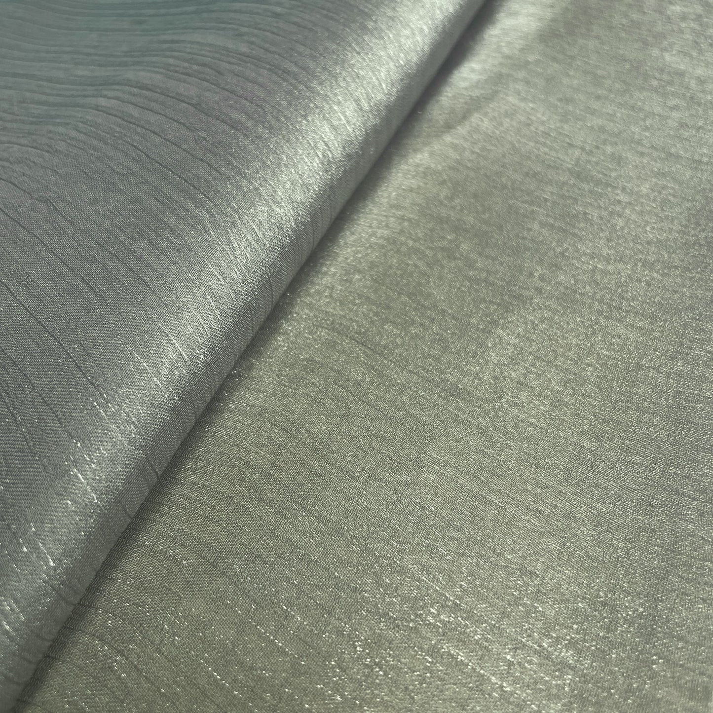 Premium Olive Green Solid Chiffon Organza Fabric