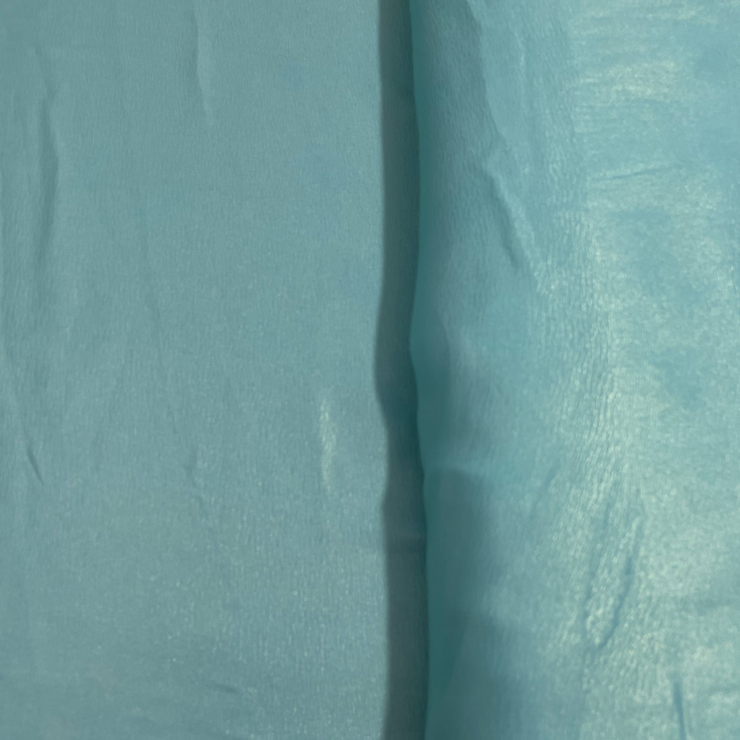 Aqua Blue Solid Gold Shimmer Geogrette Satin