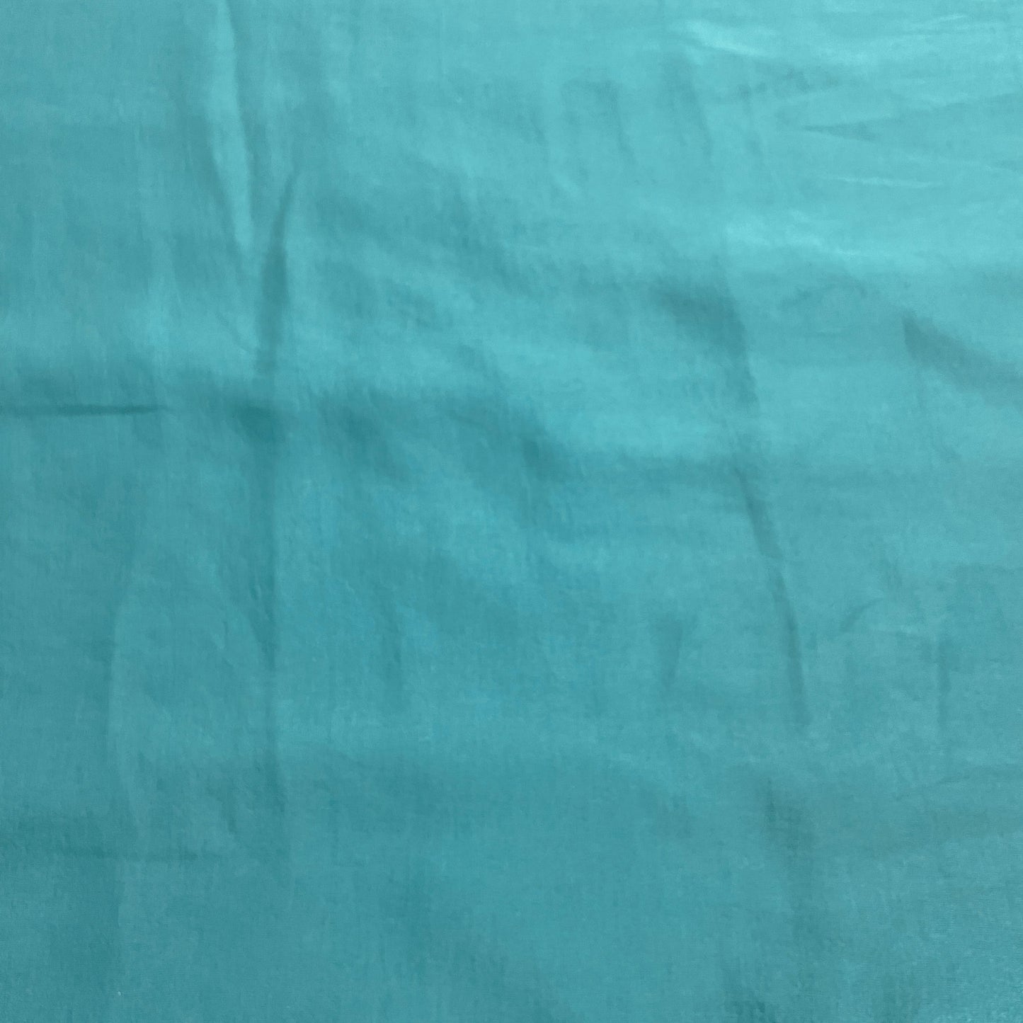 Turquoise Green Solid Bemberg Silk Fabric