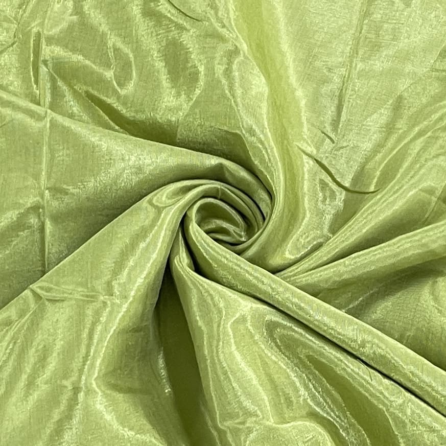 Pear Green Solid Shantoon Fabric