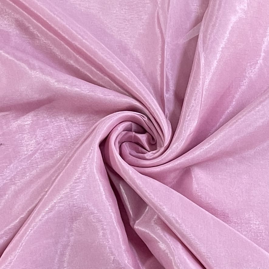 Crepe Pink Solid Shantoon Fabric