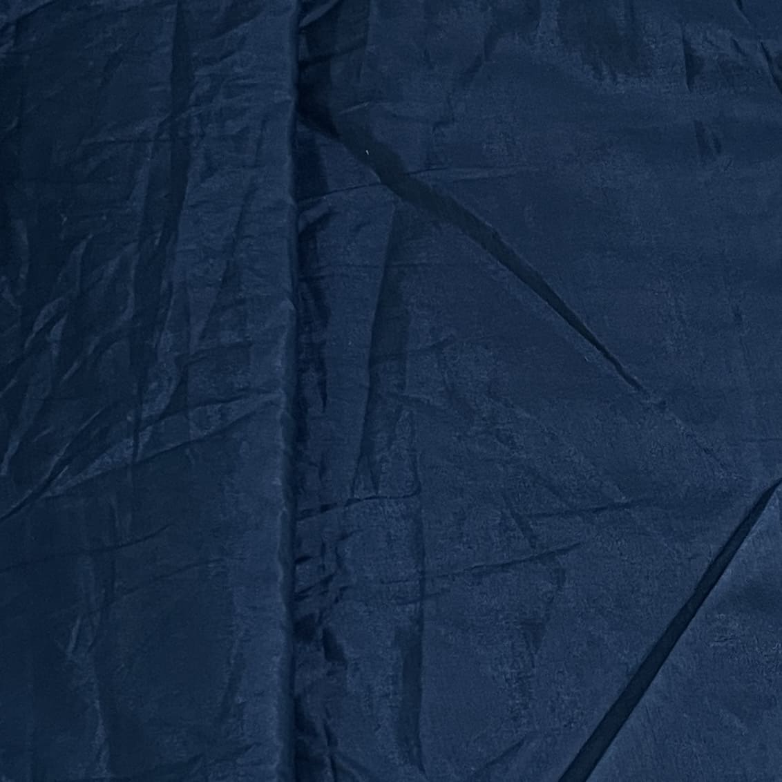 Dark Teal Blue Solid Shantoon Fabric