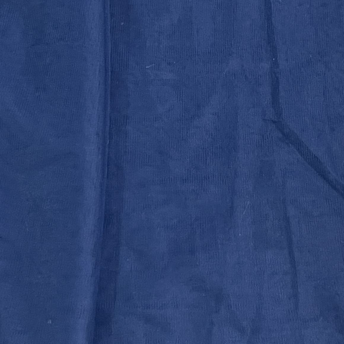 Classic Dark Navy Blue Solid Net Fabric