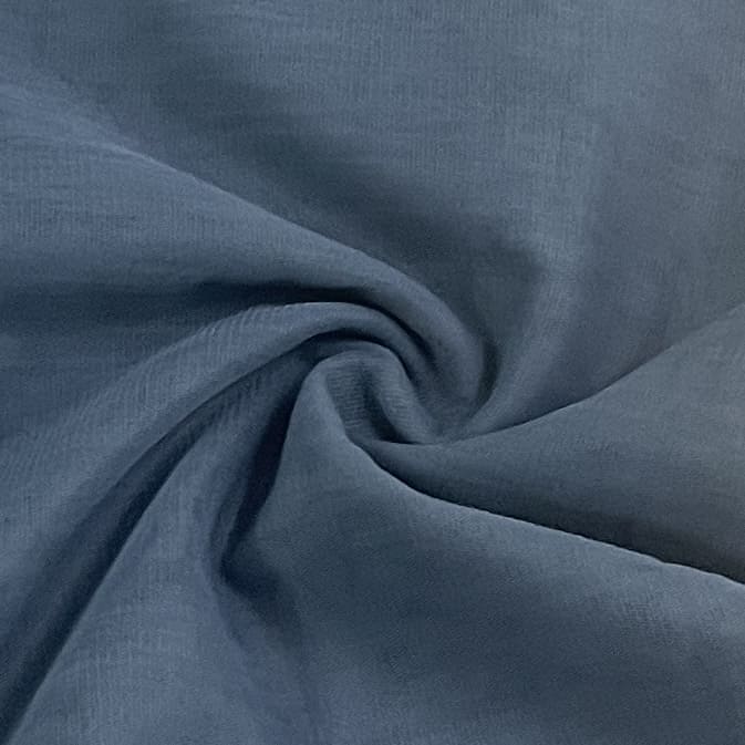 Classic Dark Steel Grey Solid Net Fabric