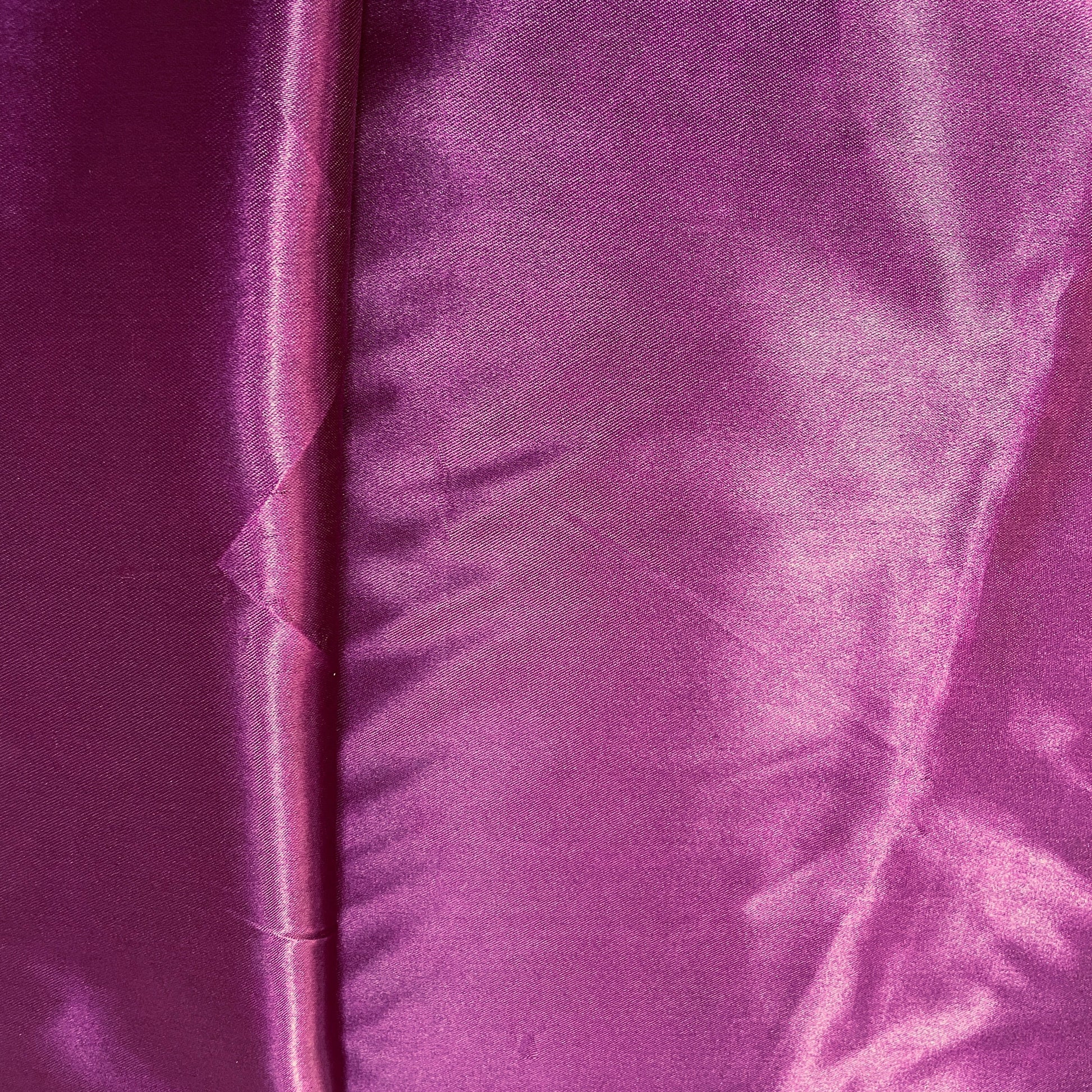 Purple Solid Satin Fabric - TradeUNO