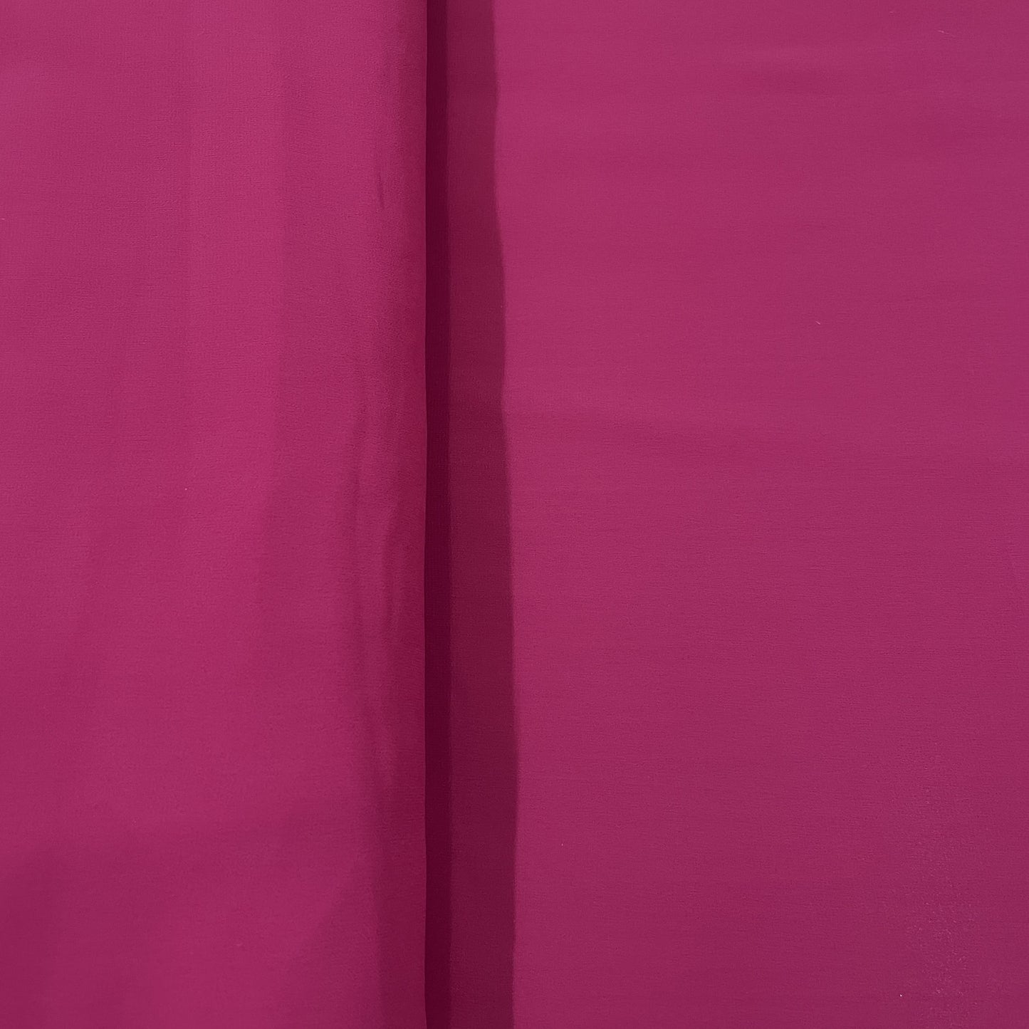 Classic Watermelon Pink Solid Georgette Fabric