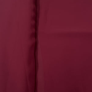 Classic Brick Red Solid Georgette Fabric