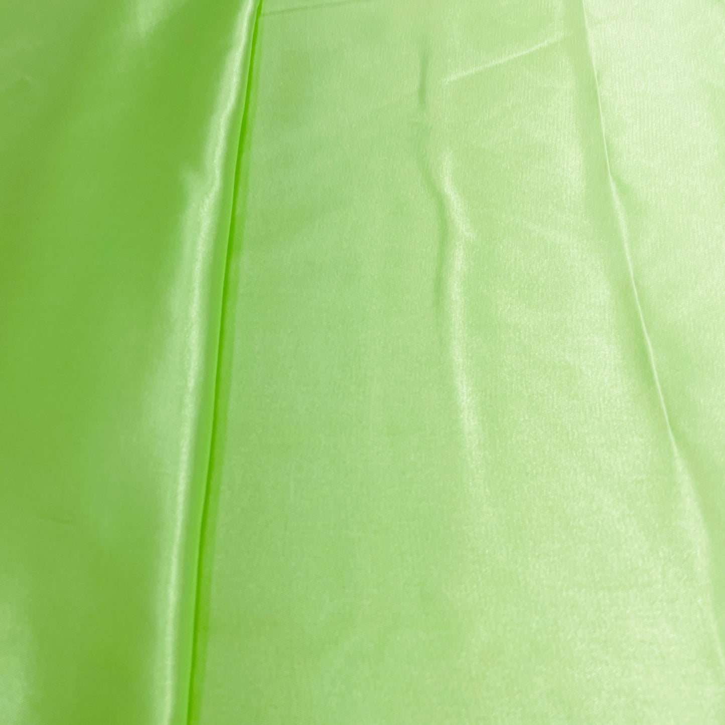 Spring Green Solid Satin Fabric - TradeUNO