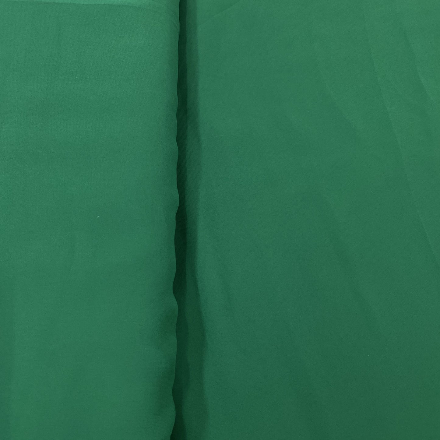 Classic Basil Green Solid Georgette Fabric