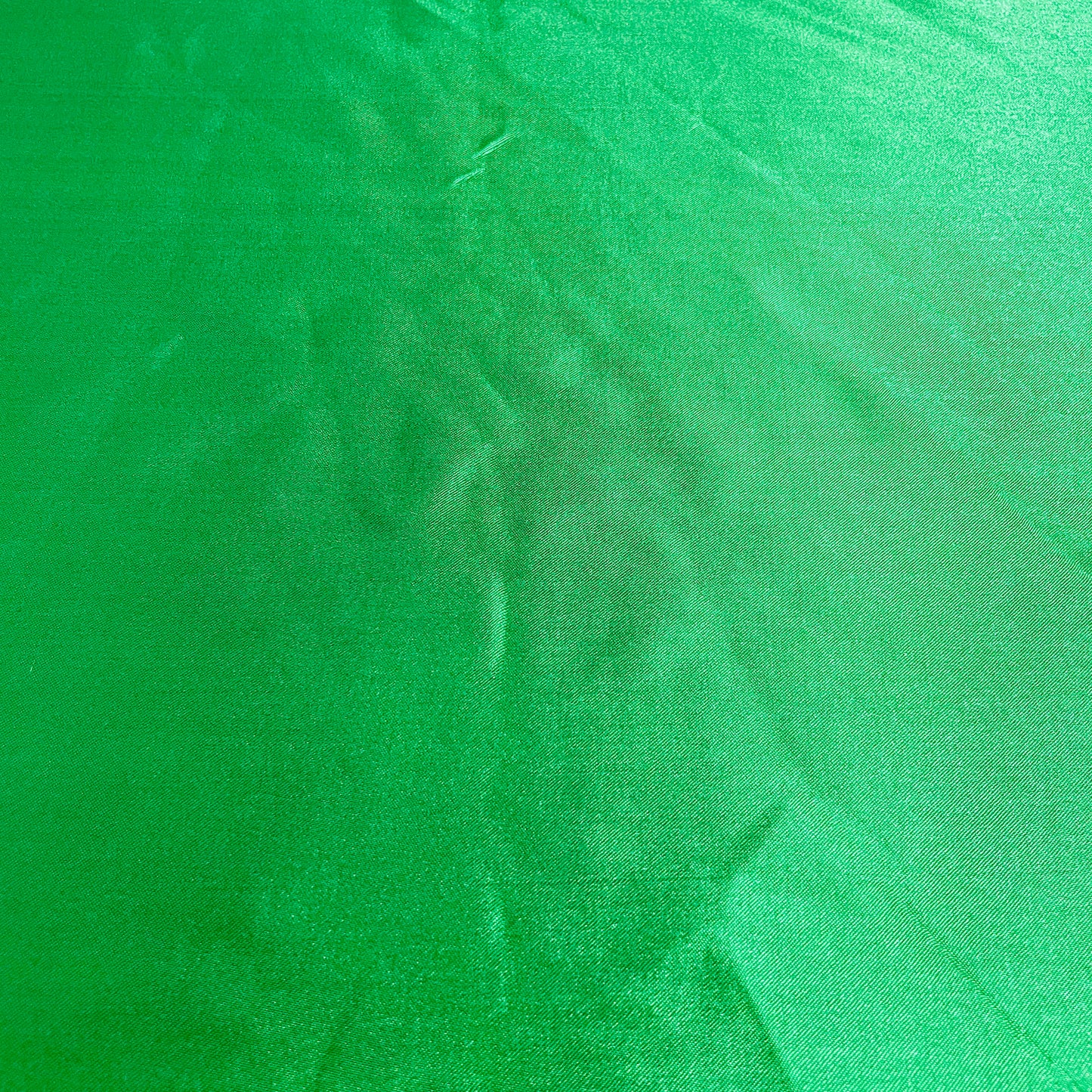 India Green Solid Satin Fabric - TradeUNO