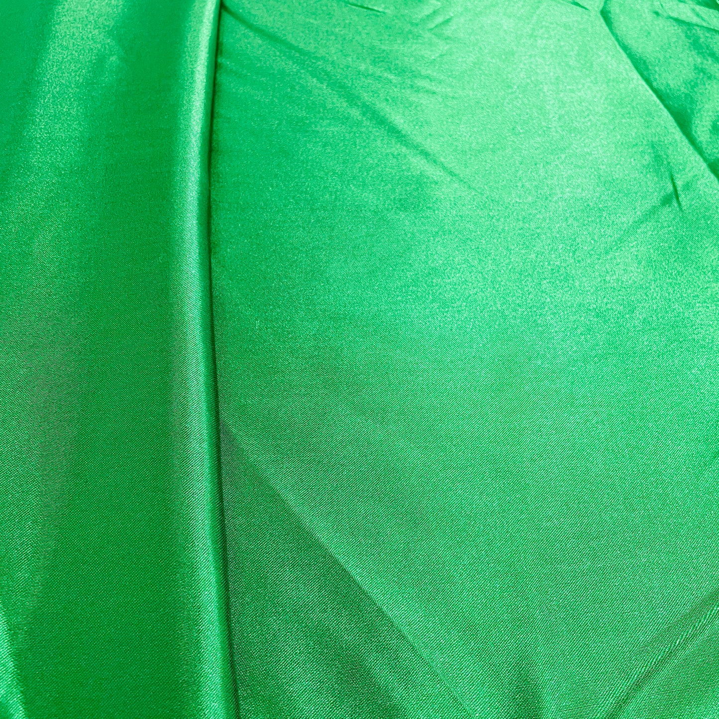 India Green Solid Satin Fabric - TradeUNO