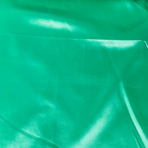 Green Solid Satin Fabric - TradeUNO