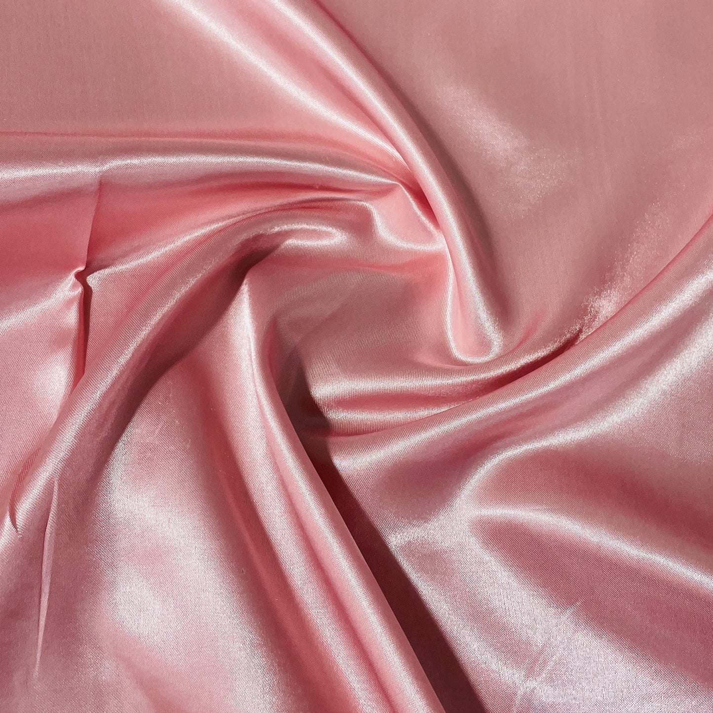 Light Pink Solid Satin Fabric - TradeUNO