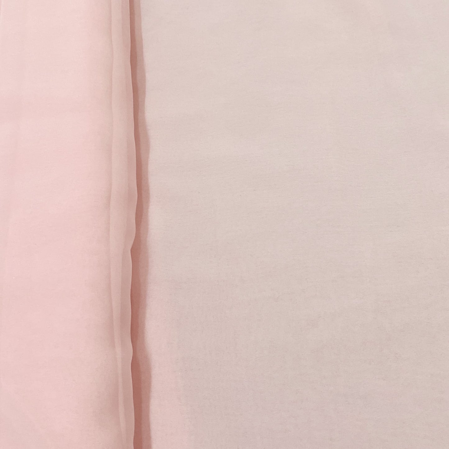 Classic Salmon Pink Solid Georgette Fabric