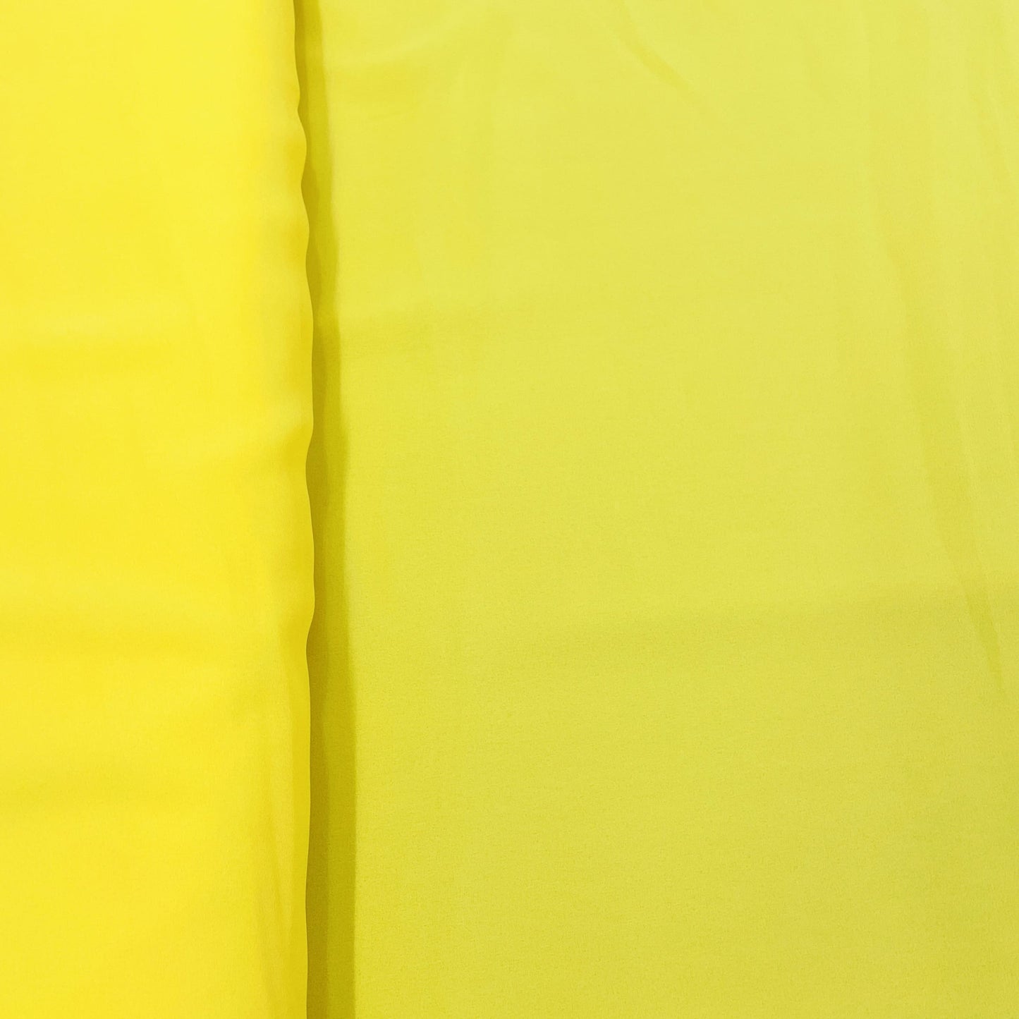 Classic Yellow Solid Georgette Fabric
