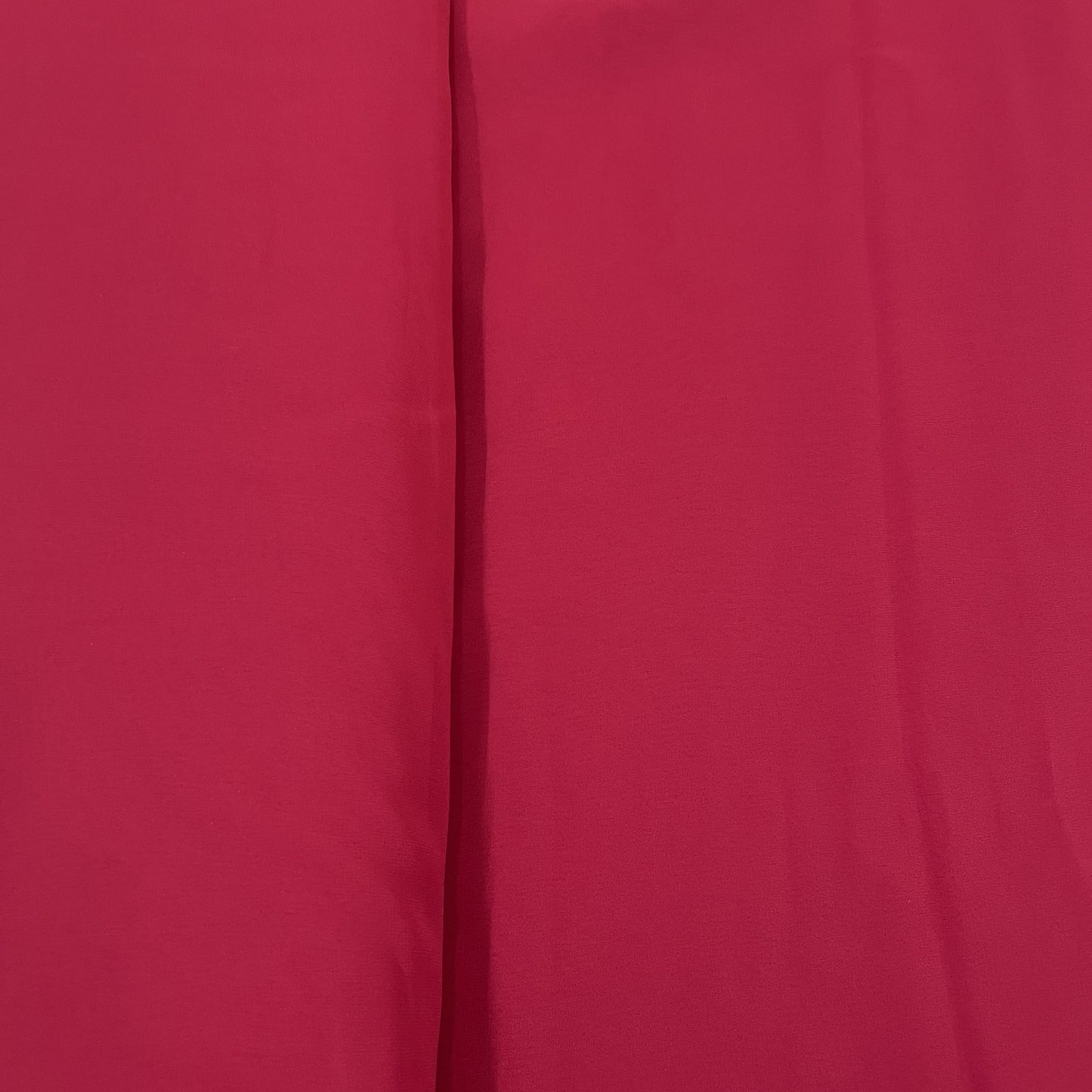 Classic Red Solid Georgette Fabric