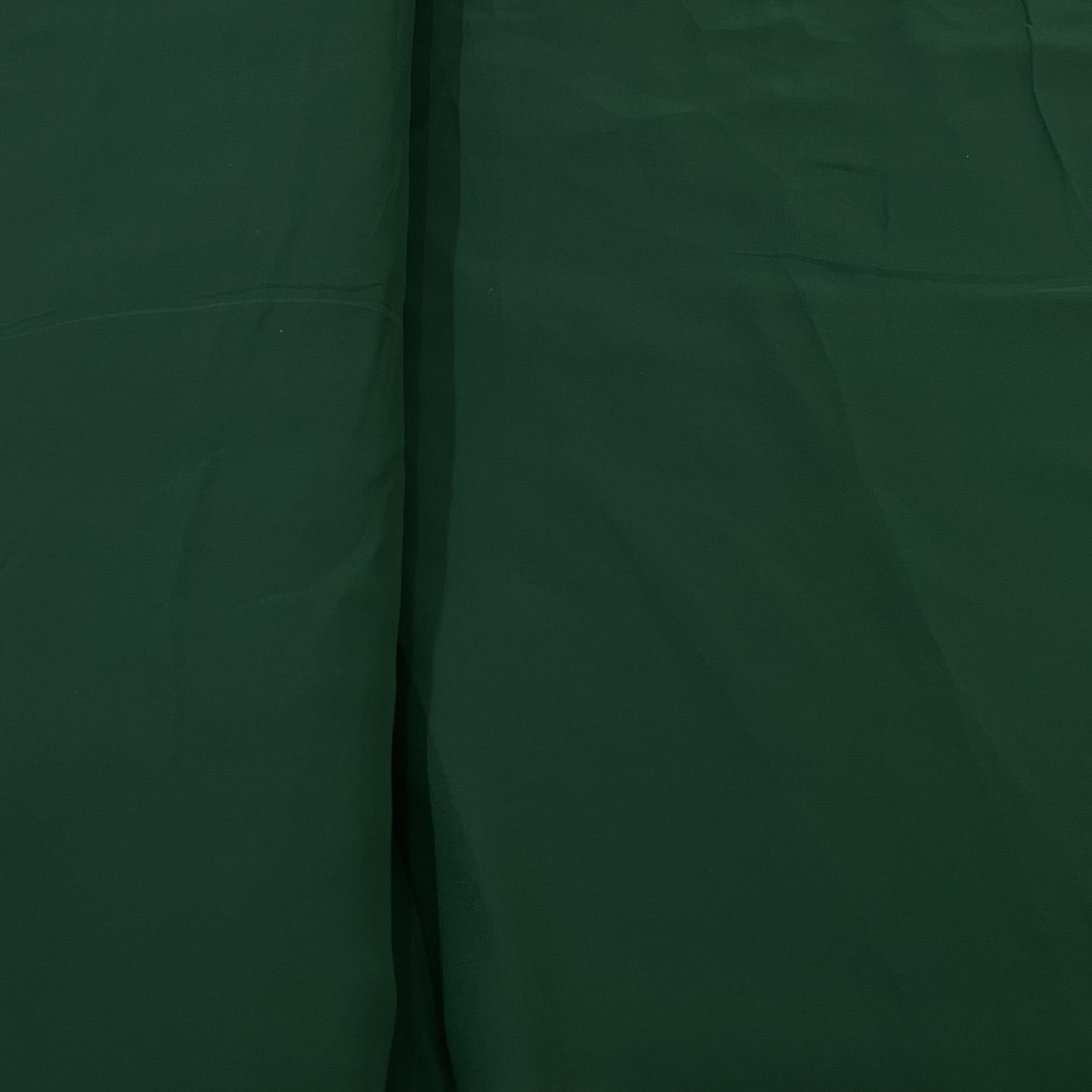Classic Dark Green Solid Georgette Fabric