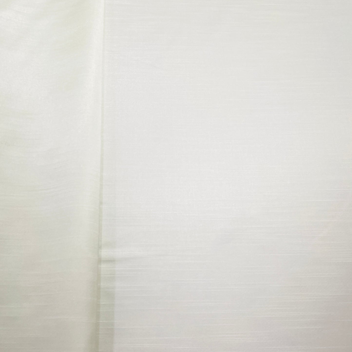 White Solid Dobby Satin Fabric