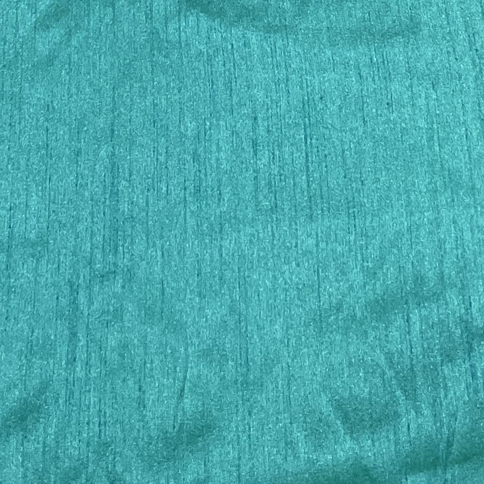 Dark Green Solid Dupian Silk Fabric