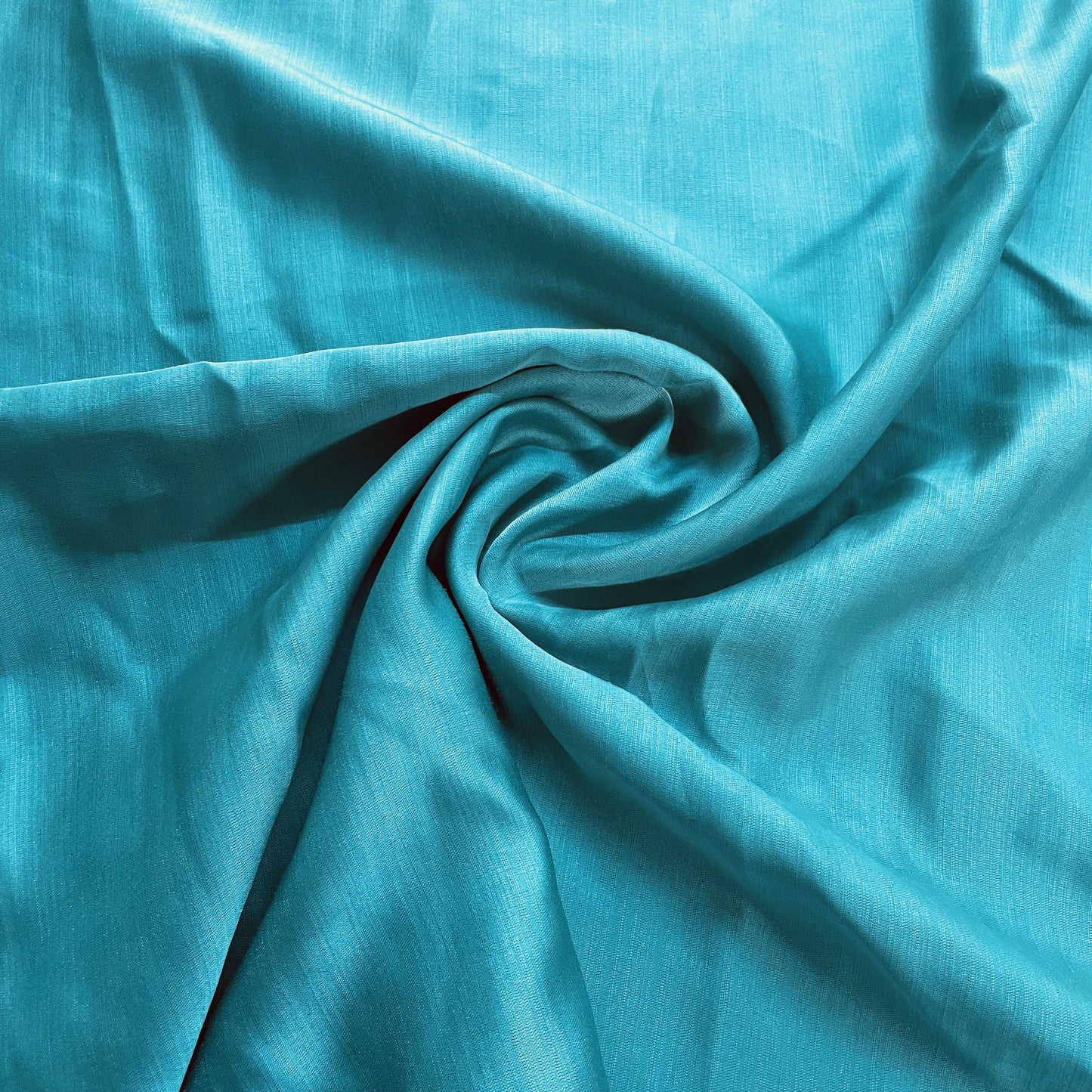 Classic Teal Green Solid Bemberg Silk