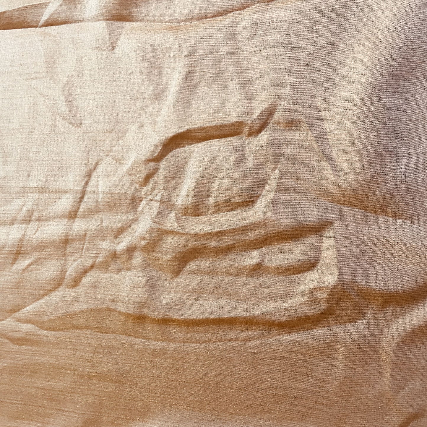 Classic Dusky Orange Solid Bemberg Silk