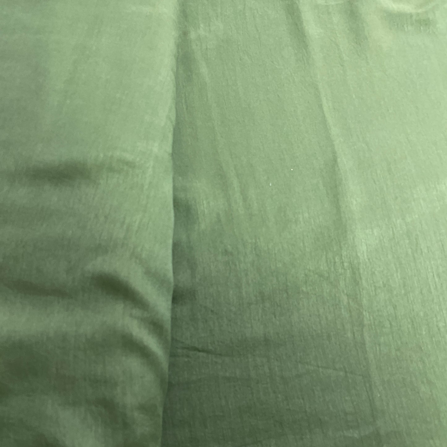 Classic Olive Green Solid Bemberg Silk Fabric