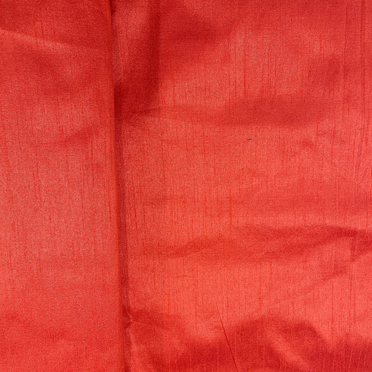 Orange Solid Dupian Silk Fabric