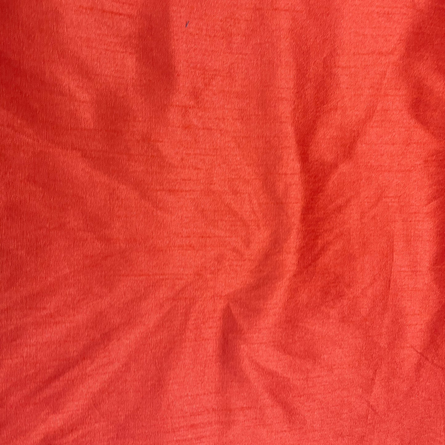 Orange Solid Dupian Silk Fabric