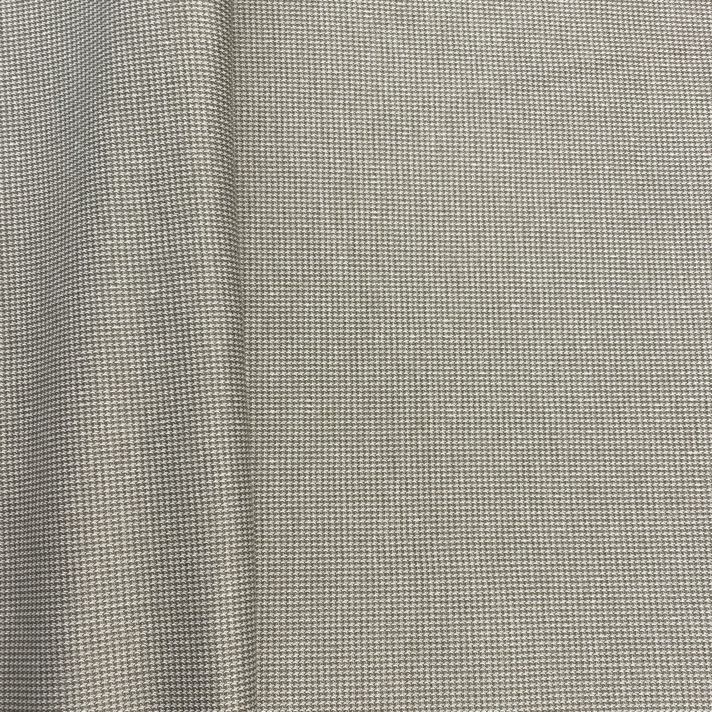 Checkered Beige Woollen Fabric