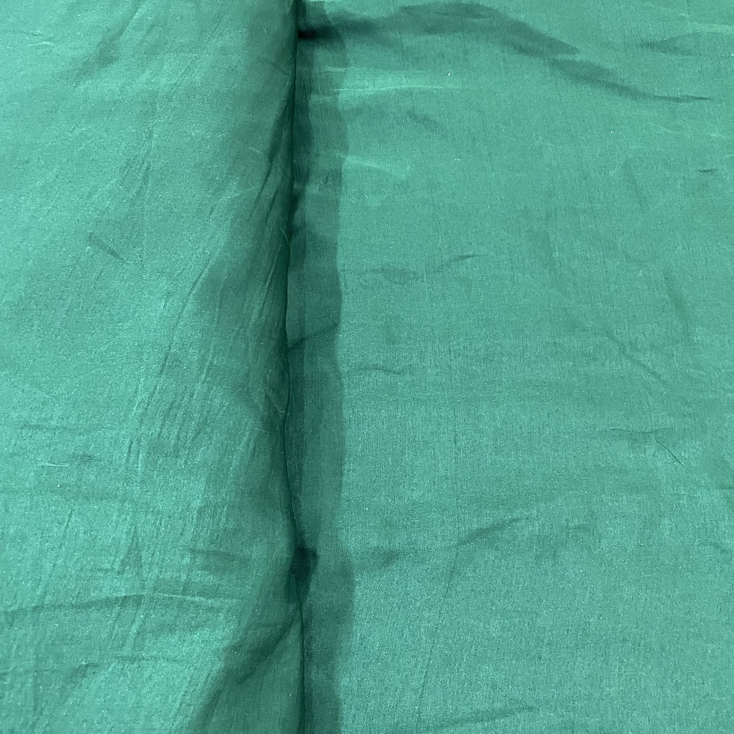 Premium Forest Green Solid Bemberg Silk Fabric