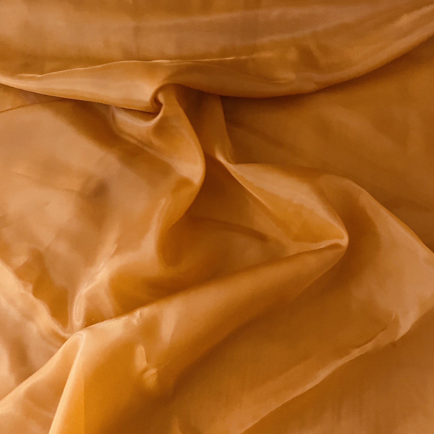 Premium Dark Mustard Solid Liquid Organza Fabric