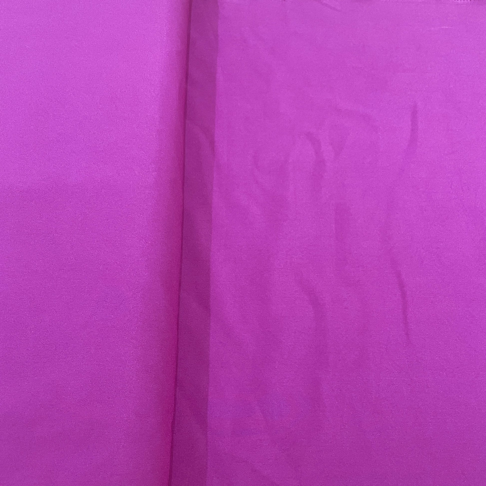 Exclusive Voilet Solid Malai Crepe Fabric