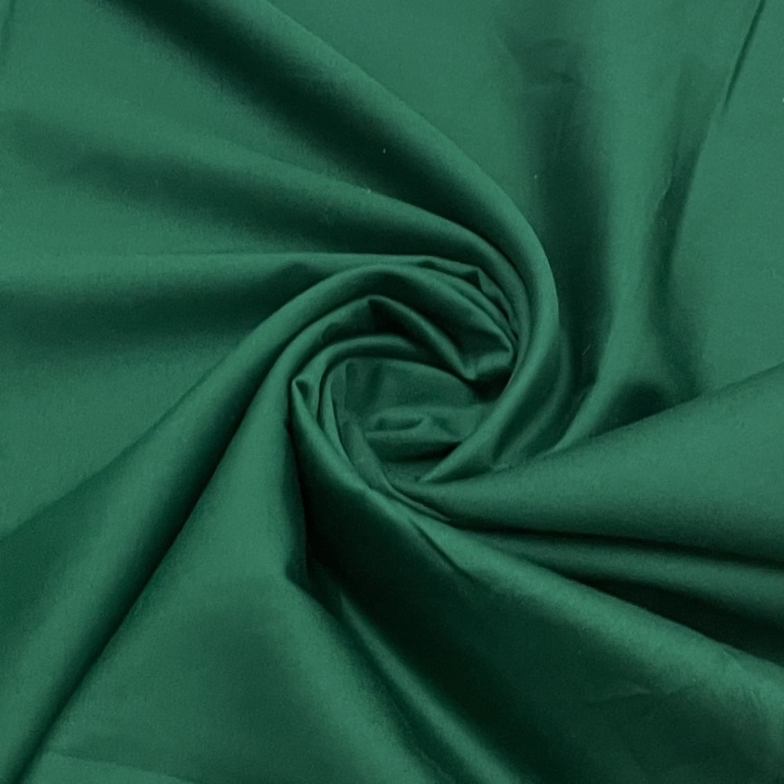 classic hunter green solid cotton satin