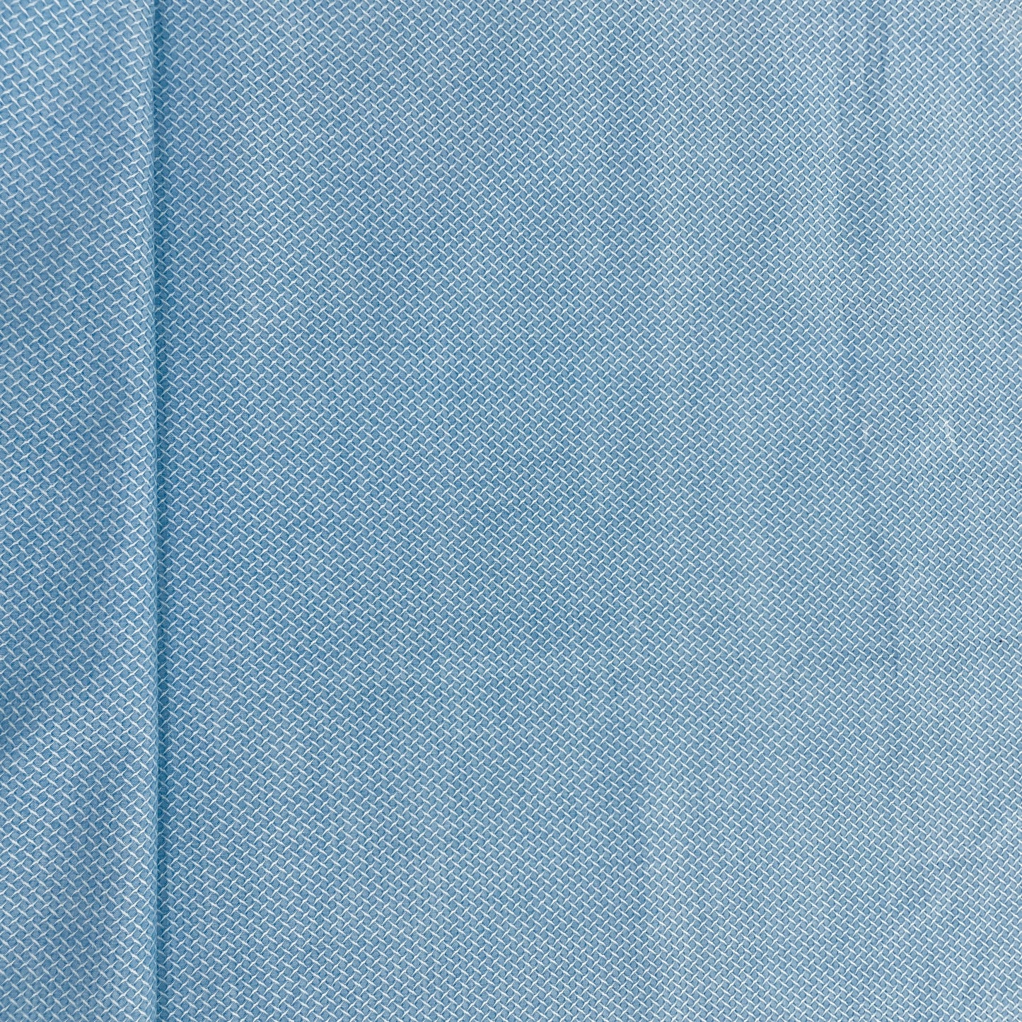Sky Blue Solid Viscose Dobby Fabric - TradeUNO