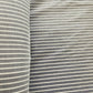 Premium Steel Blue White Stripes Print Poplin Lycra Fabric
