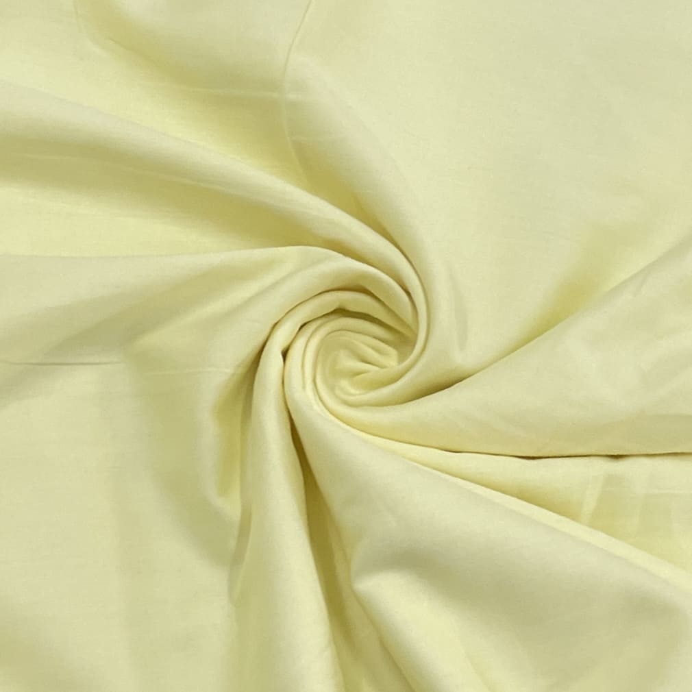 classic parchment yellow solid cotton satin