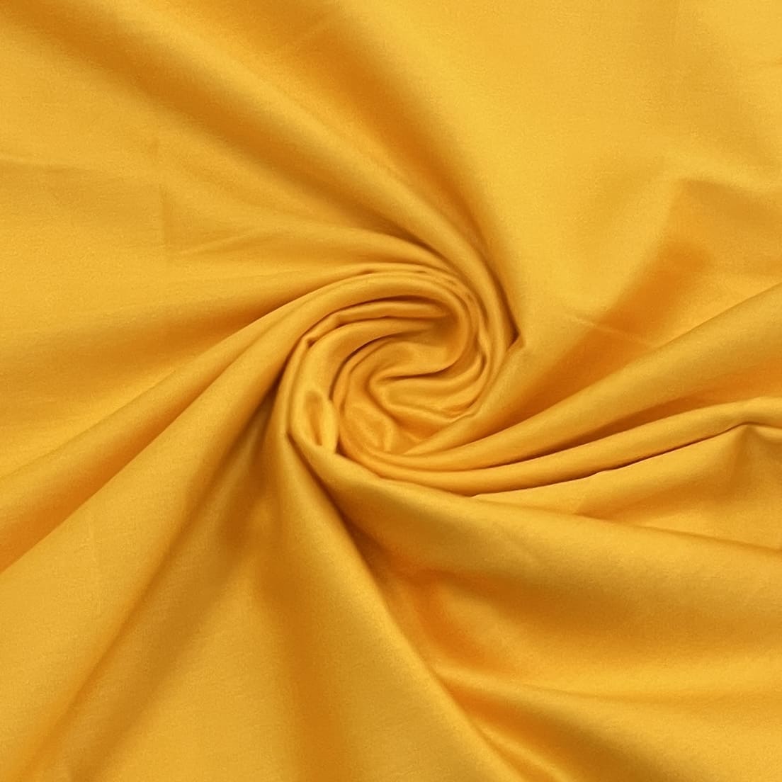 classic merigold yellow solid cotton satin