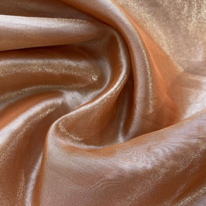 Dark Orange Solid Plain Tissue Fabric 19670