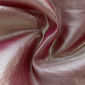 Blush Pink Solid Plain Tissue Fabric 19676