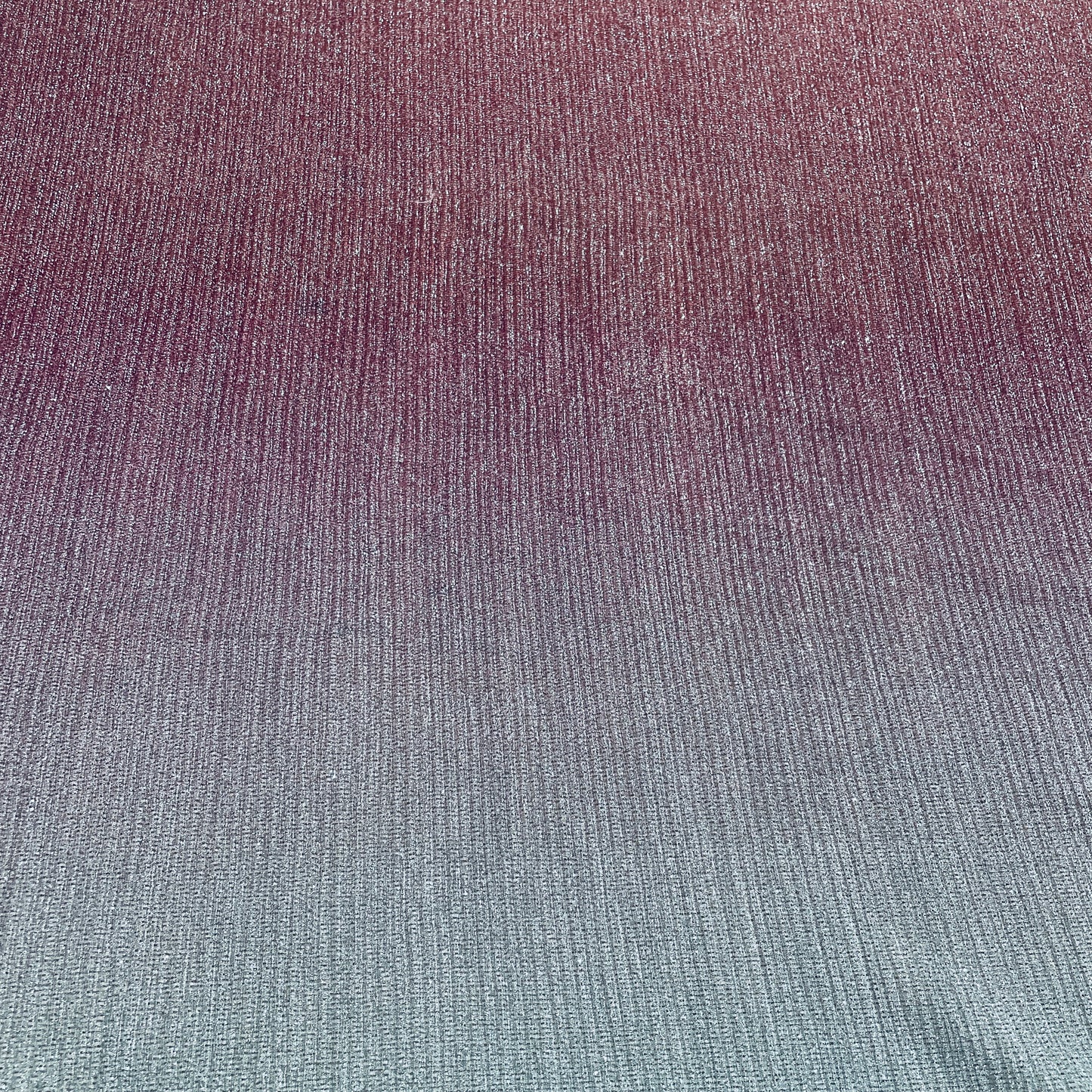 Pink & Grey Ombre Shimmer Knitted Lycra Fabric - TradeUNO