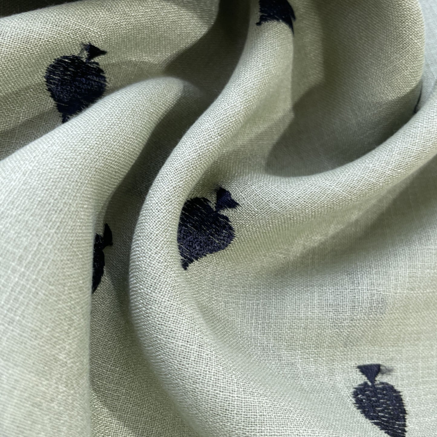 Green Solid Two Tone Satin Fabric - TradeUNO