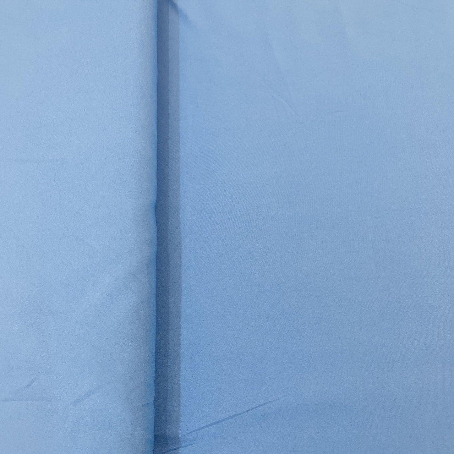 Exclusive Blue Solid Malai Crepe Fabric