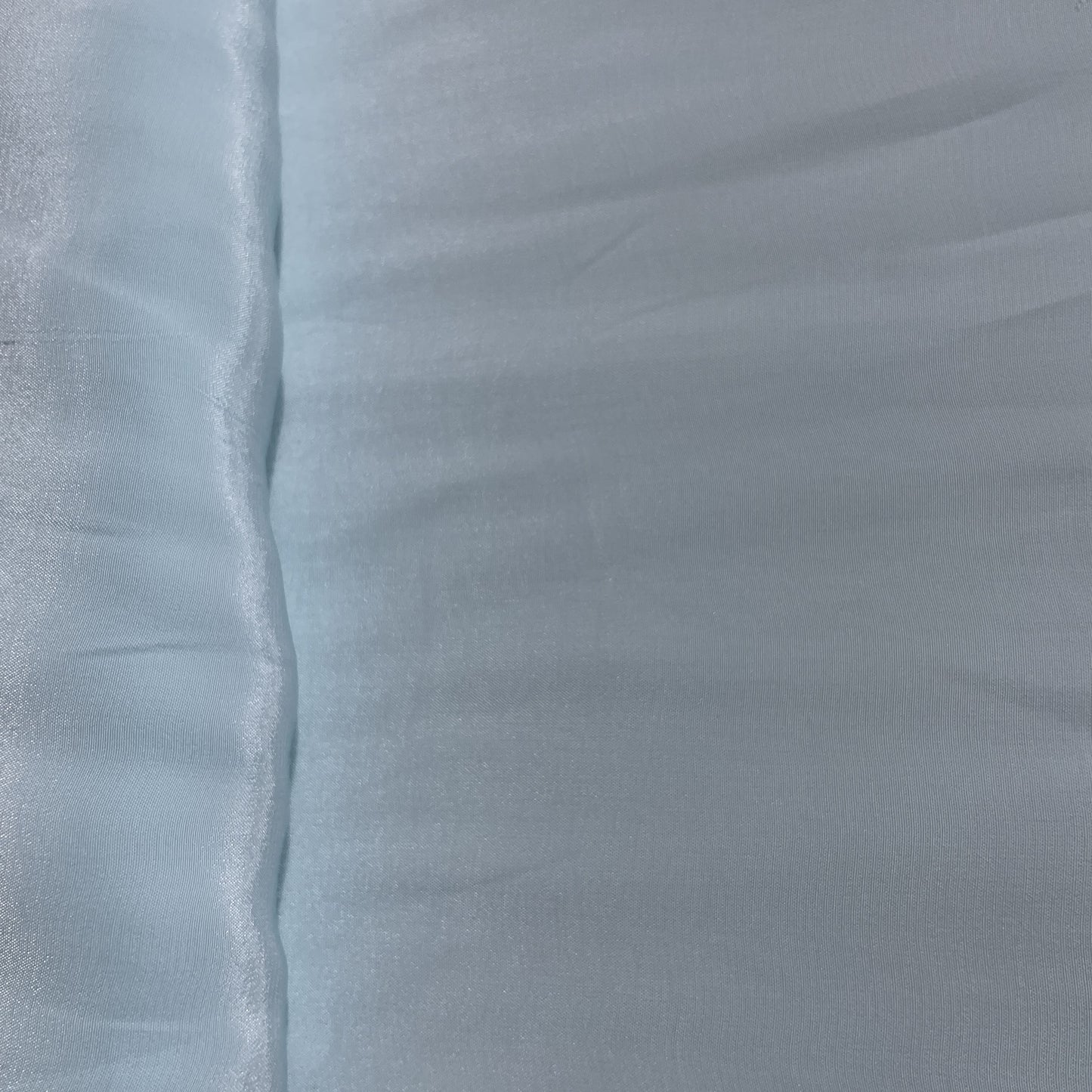 Sky Blue Solid Natural Crepe Fabric 19712